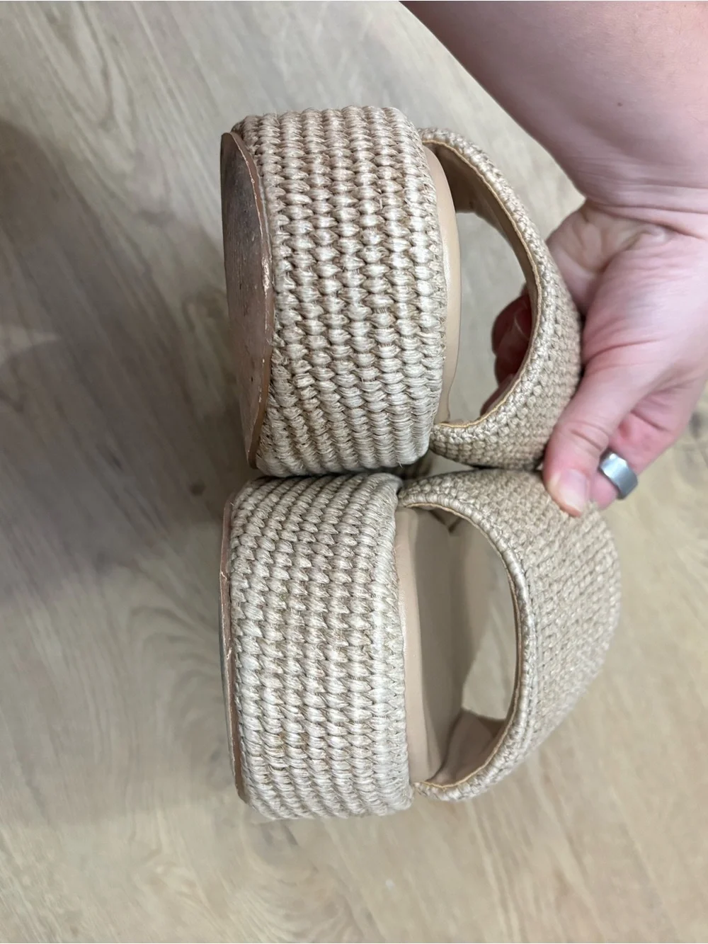 Billini Woven Slide Platform Sandals - Women
